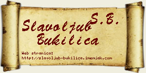 Slavoljub Bukilica vizit kartica